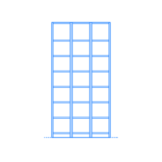 Furniture Bookcases Ikea Billy Bookcase Thin Tall Combination Digital Sketch Svg Design, Free Vectors File